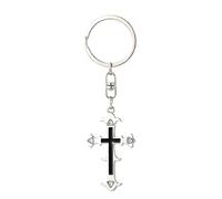 Croyances religieuses chrétiennes porte-clés Vintage croix porte-clés mode à pendentif Couple porte-clés commémoratif voiture porte-clés bijoux de mode