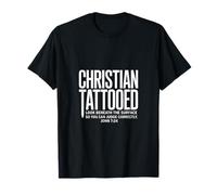 Croyant tatoué chrétien | Église biblique Jésus Design T-Shirt