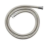 Croydex - AM156041 - 1,5 m - 1,75 m - Stainless Steel Reinforced Stretch Shower Hose - 11 mm Bore