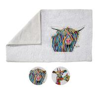 Croydex Art by Steven Brown Angus McCoo Tapis de Bain avec Dos antidérapant