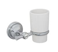 Croydex Flexi-Fix 1919, Verre, Chrome,