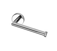 Croydex Knightsbridge Porte-Rouleau de Papier Toilette - Acier Inoxydable, Finition chromée de qualité, Solution de Rangement de Salle de Bain, Accessoires Flexi-Fix, Facile à Installer, Installation