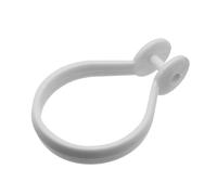 Croydex Lot de 12 Anneaux pour Rideau de Douche Blanc