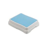 Croydex Marche de Bain, Blanc et Bleu, Taille Unique