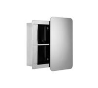 Croydex Medway de Porte coulissante Armoire, en Acier Inoxydable, Argent, 500 x 380 x 110 mm