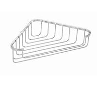 Croydex Panier d'angle en Acier chromé antirouille - Argent