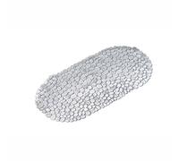 Croydex Pebbles Non- Phthalate PVC Bath Mat, Clear, 700 x 350mm