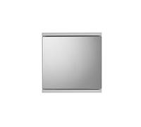Croydex Simplicity Placard 1 porte avec miroir À monter soi-même FSC, MDF Blanc