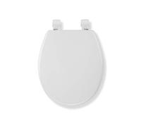 Croydex Sit Tight Collerson Abattant de WC, Bois, Blanc, 46.5 x 36.5 x 6 cm