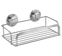 Croydex Stick 'N' Lock Étagère de Douche adhésive sans perçage pour Douche ou Salle de Bain avec Coussinet adhésif, antirouille en Acier Doux chromé