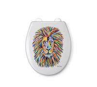 Croydex WL604322H Lewis McZoo Lunette WC Blanc/multicolore