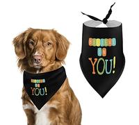 Croyez en Vous Bandanas triangulaires pour Chien, écharpe Mignonne pour Animal de Compagnie de Petite, Moyenne et Grande Taille