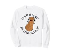 Croyez-Le ou Nutty Puns Crack Me Up Sweatshirt