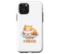 Croyez-Moi, Je Fais de Mon Mieux pour Mon Chat Coque pour iPhone 11 Pro