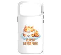 Croyez-Moi, Je Fais de Mon Mieux pour Mon Chat Coque pour iPhone 17 Pro Max