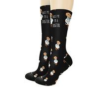 Croyez-Moi, Je Suis Un Dogtor Femme Homme Chaussette De Travail Durabilité Chaussettes De Sport Chaudes Socquette D'Équipage Pour Intérieur Voyager Sport