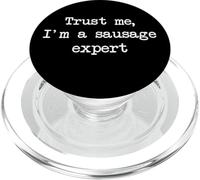 Croyez-moi, je suis un expert en saucisses drôles Saucisses minimalistes PopSockets PopGrip pour MagSafe