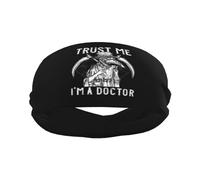 Croyez-Moi, Je suis Un médecin, Je suis Un médecin de la peste médiévale, Bandeaux de Sport pour Hommes et Femmes, Bracelets élastiques antidérapants, Bandeaux pour Basket-Ball, Tennis, entraînemen