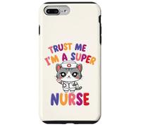 Croyez-Moi, Je suis Une Super infirmière - Chat Infirmier Coque pour iPhone 7 Plus/8 Plus