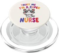 Croyez-Moi, Je suis Une Super infirmière - Chat Infirmier PopSockets PopGrip pour MagSafe