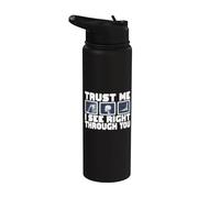 Croyez-moi, je vois à travers vous Radiologie Stainless Steel Insulated Water Bottle