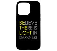 Croyez qu'il y a de la lumière dans l'obscurité Jésus Croix Art au Dos Coque pour iPhone 15 Pro Max