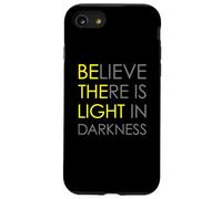 Croyez qu'il y a de la lumière dans l'obscurité Jésus Croix Art au Dos Coque pour iPhone SE (2020) / 7/8