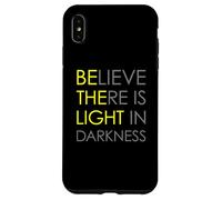 Croyez qu'il y a de la lumière dans l'obscurité Jésus Croix Art au Dos Coque pour iPhone XS Max