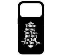 Croyez Rien Que Vous entendez et la moitié Que Vous voyez Edgar Allan Poe Meme Coque pour iPhone 17 Pro