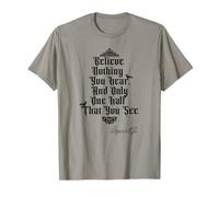 Croyez Rien Que Vous entendez et la moitié Que Vous voyez Edgar Allan Poe Meme T-Shirt