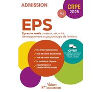 CRPE 2025 - EPS - Epreuve orale d'entretien (M2) Manuel (9 sujets blancs et 4 sujets officiels) + 50 QCM interactifs - Marc Loison - Vuibert - broché - Scolaire / Universitaire