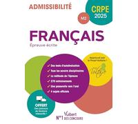 CRPE 2025 - Français - Epreuve écrite (M2): Le seul manuel relu et approuvé par le Projet Voltaire + Parcours de révisions interactifs !