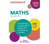 CRPE 2025 - Maths - Epreuve écrite (M2) Manuel + Parcours de révisions interactifs ! - Marc Loison - Vuibert - broché - Scolaire / Universitaire