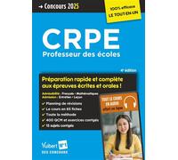 CRPE 2025 - Préparation rapide et complète aux épreuves écrites et orales (M2): Français, Mathématiques, Leçon, Entretien