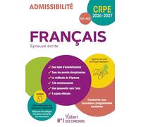 CRPE 2026-2027 - Français - Epreuve écrite (M1 et M2)