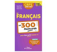 CRPE 2026-2027 - Le français en 300 flashcards pour être prêt le jour J ! - écrit et oral - Marc Loison - Vuibert - broché - Scolaire / Universitaire