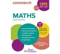 CRPE 2026-2027 - Maths - Epreuve écrite (M1 et M2) Jean-Robert Delplace (Auteur), Marc Loison (Auteur)