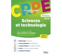 Crpe admission sciences et technologie Devenir Professeur des écoles - Philippe Legranger - Belin Éducation - broché - Scolaire / Universitaire