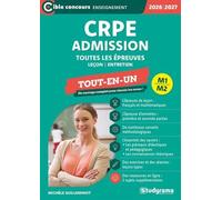 Crpe - Admission - Toutes Les Épreuves - Concours 2026-2027
