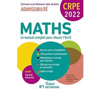 CRPE - Concours Professeur des écoles - Maths: Ecrit 2022 - Nouveau concours