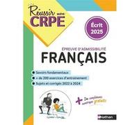 CRPE écrit Français - admissibilité - nouveau concours 2025 Anne-Rozenn Morel (Auteur)