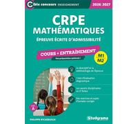 CRPE - Mathématiques - Épreuve écrite d'admissibilité Cours + entraînement - Philippe Ryckebusch - Studyrama Eds - broché - Scolaire / Universitaire