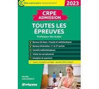 CRPE toutes les épreuves d'admission 2019: Concours enseignant MASTER MEEF ESPE