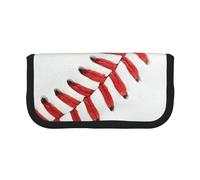 CRPPSYYR Hardwoods Trousse à stylos en toile avec imprimé camouflage Vert, Baseball Lace Close Up, Taille unique, Pochette à monnaie