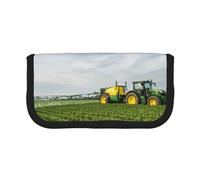 CRPPSYYR Trousse à crayons en toile avec motif cœurs colorés arc-en-ciel, Tractor Farm, Taille unique, Pochette à monnaie