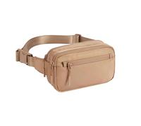 Crross - Sac banane à bandoulière, sac à bandoulière avec ceinture croisée, sac à bandoulière avec bandoulière réglable, petit sac à bandoulière pour voyage, jogging, 22 x 40 x 1,97 x 5,91 cm, Kaki,
