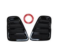 CRRYUQWWM Autocollant Décoratif Pour Feu Arrière Arrière Noir Brillant/aspect Carbone Pour Fiat 500 Pour Abarth 595/695 2016-2024 (Glossy Black)