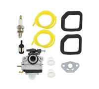 CRRYUQWWM Kit Carburateur Débroussailleuse pour Ryobi RBC254SESO RLT254CDSO Coupe-Bordures RLT254CSEON RLT254SDSO RPP254JO Élagueuse sur Perche pour Homelite Carburateur Moteur