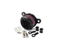 CRRYUQWWM Kit De Système Filtre D'admission Filtre À Air Moto pour Harley pour Sportster XL883 XL1200C 48 72 pour Quarante Huit Soixante-Douze 91-2022 Carburateur Moteur(Black-Red)