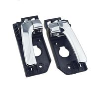 CRRYUQWWM Poignée De Porte Intérieure De Voiture, 826104D010 826204D010, Pour Hyundai, Pour Entourage SE 2007, Pour Entourage 2007 - 2008(Chrome 1 pair)